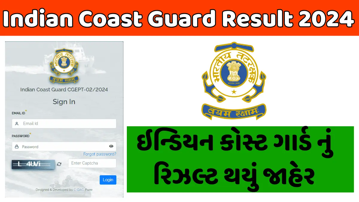 Indian Coast Guard Result 2024 Download ઇન્ડિયન કોસ્ટ ગાર્ડ નું રિઝલ્ટ થયું જાહેર AnyROR