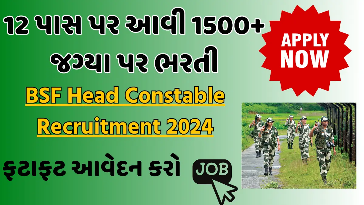 BSF Head Constable Recruitment 2024