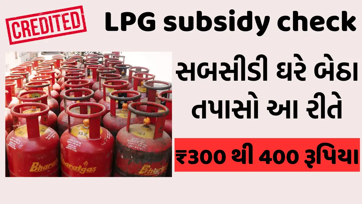 LPG subsidy check